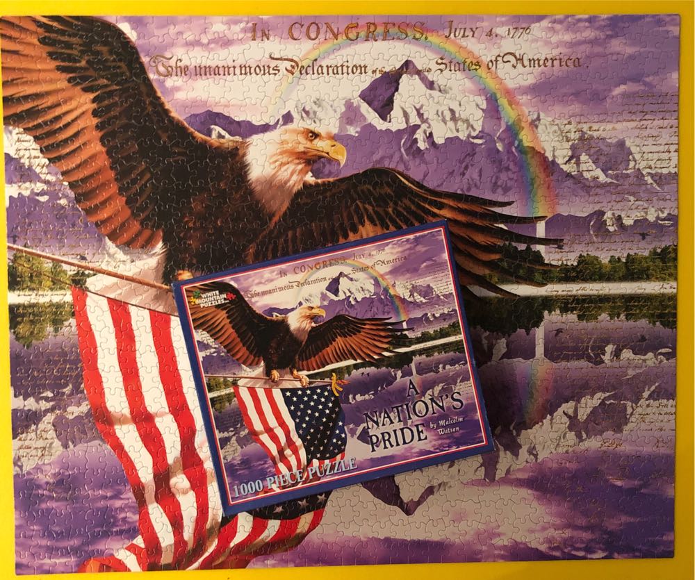 A Nations Pride-KWN - White Mountain Puzzles puzzle collectible [Barcode 724819250479] - Main Image 3