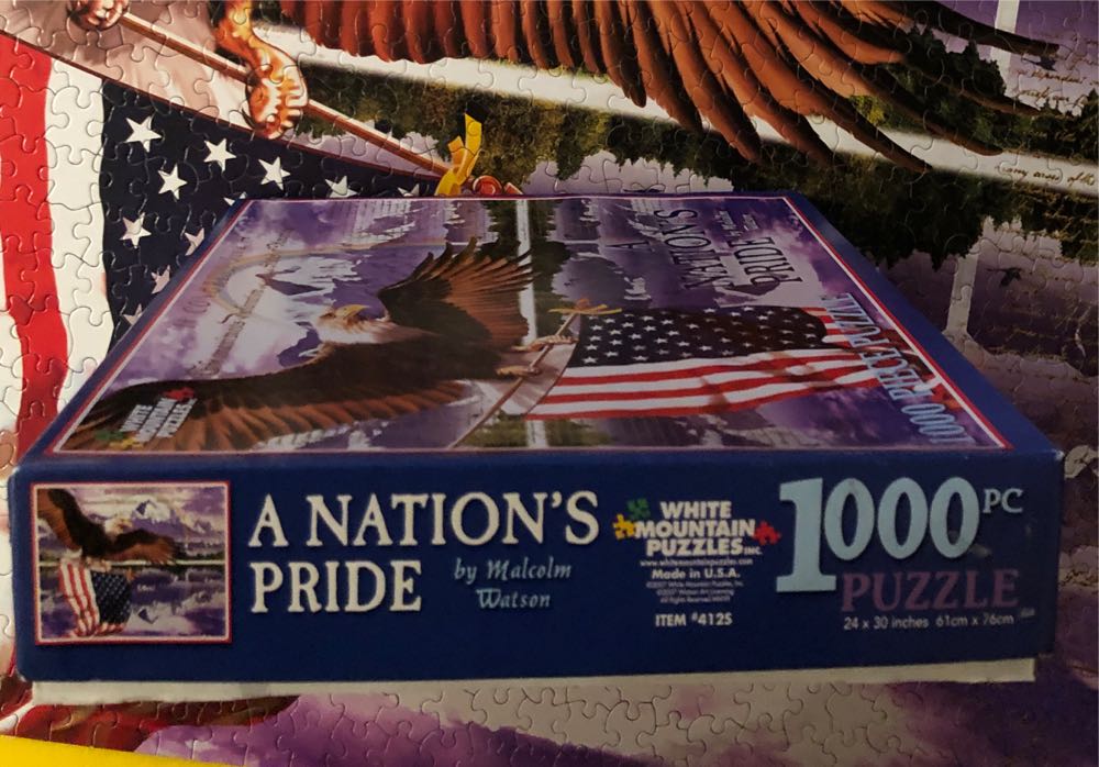 A Nations Pride-KWN - White Mountain Puzzles puzzle collectible [Barcode 724819250479] - Main Image 4