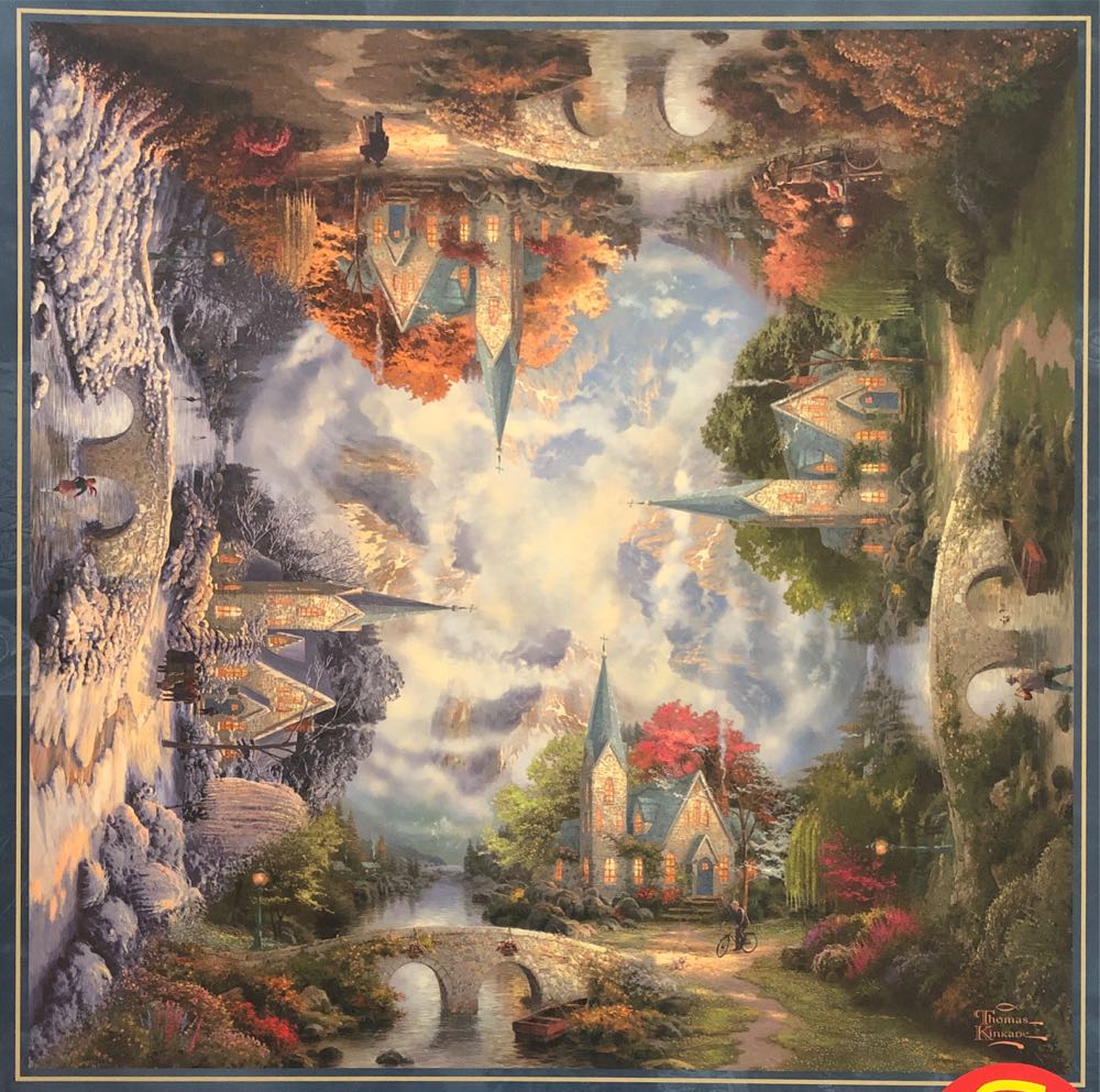 Mountain Chapel, Seasons 🟦 - Schmidt puzzle collectible [Barcode 4001504592950] - Main Image 2