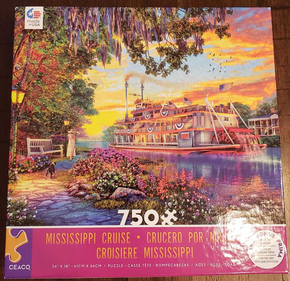 Mississippi Cruise - Ceaco puzzle collectible [Barcode 021081280143] - Main Image 2
