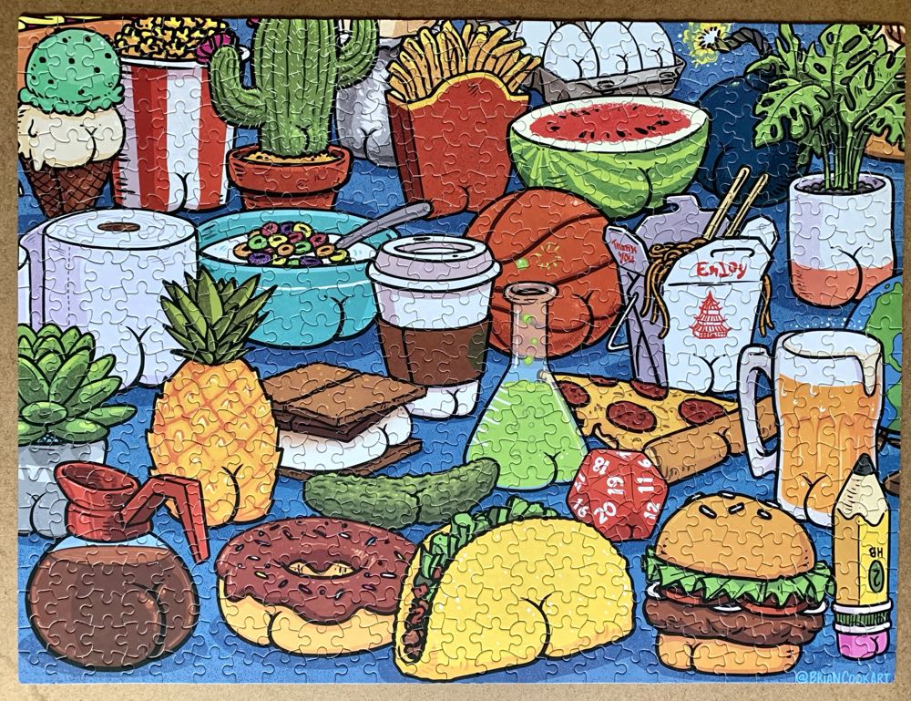 Butts On Things- NFT - Ceaco puzzle collectible [Barcode 021081241182] - Main Image 2