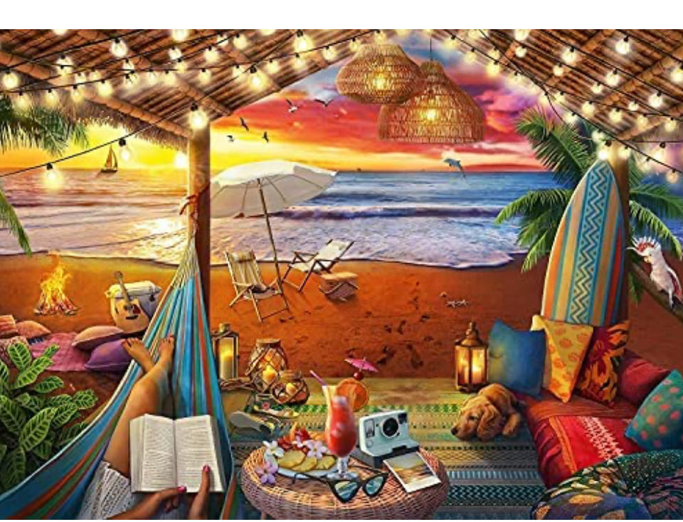 Cozy Cabana & Cozy Bathroom - Ravensburger puzzle collectible [Barcode 4005556804764] - Main Image 2