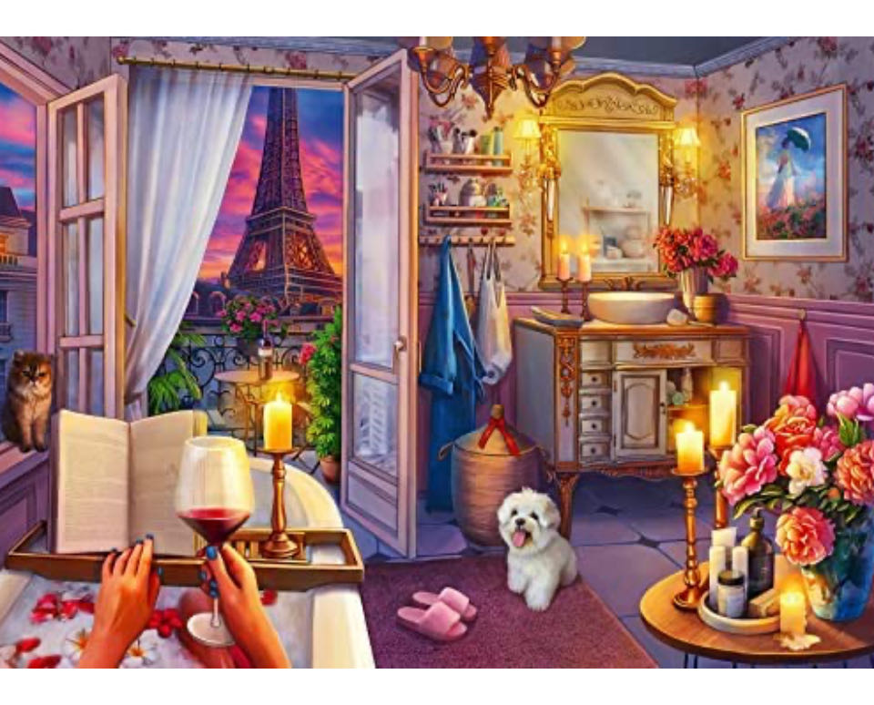 Cozy Cabana & Cozy Bathroom - Ravensburger puzzle collectible [Barcode 4005556804764] - Main Image 3