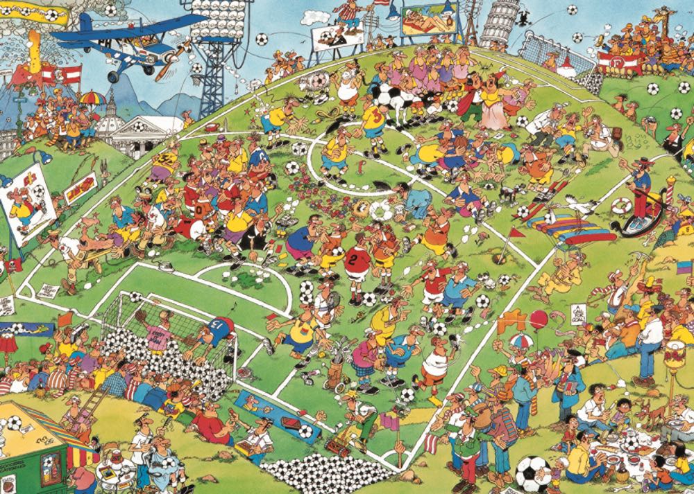 Goal! | Championship Football | Soccer - Jumbo puzzle collectible [Barcode 8710126014837] - Main Image 2