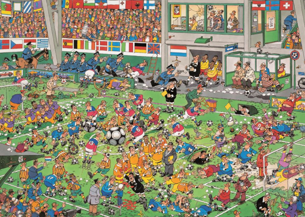 Goal! | Championship Football | Soccer - Jumbo puzzle collectible [Barcode 8710126014837] - Main Image 3