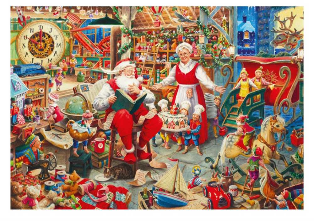 Santa’s Workshop - Ravensburger puzzle collectible [Barcode 4005556173006] - Main Image 2