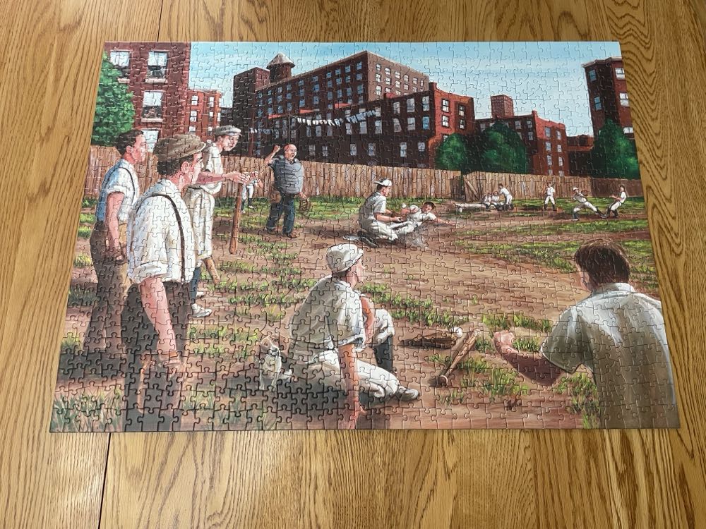 Old Time Baseball - Cobble Hill puzzle collectible [Barcode 625012801614] - Main Image 4