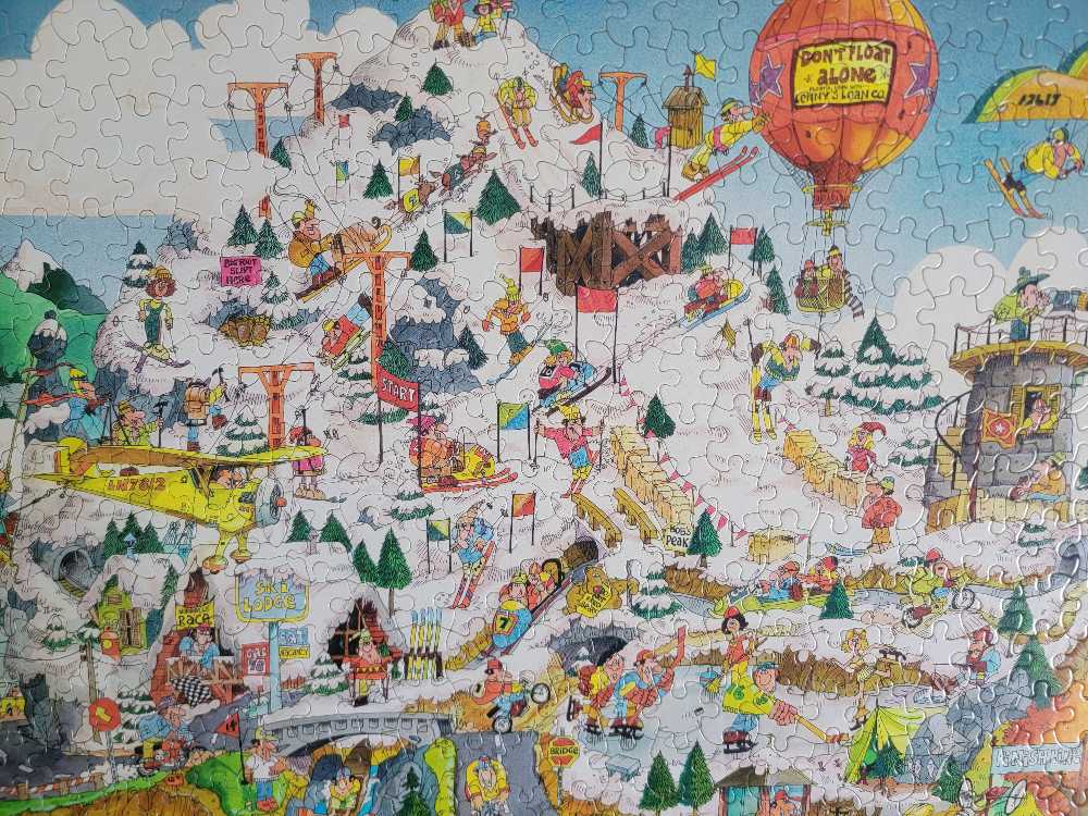 Mountainside Park - Hallmark puzzle collectible [Barcode 763795095490] - Main Image 3