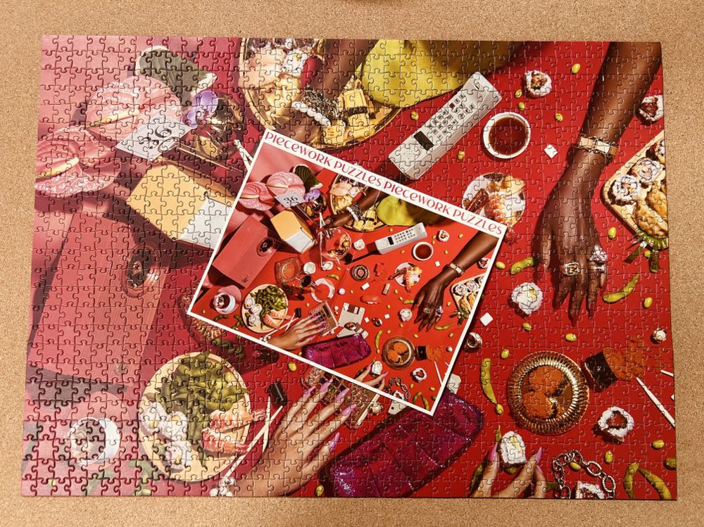 Power Lunch - Piecework Puzzles puzzle collectible [Barcode 860003361832] - Main Image 3