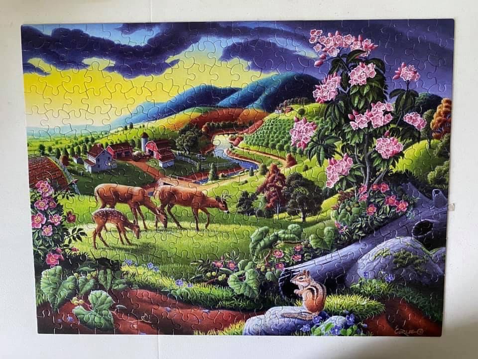 Deer In High Meadow - Ceaco puzzle collectible - Main Image 2