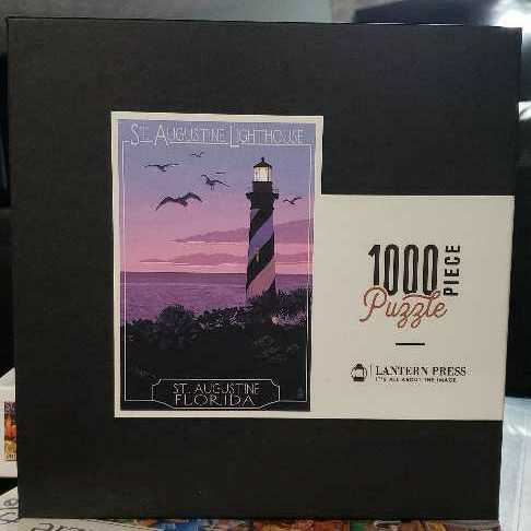 St. Augustine Lighthouse - Lantern Press puzzle collectible - Main Image 2