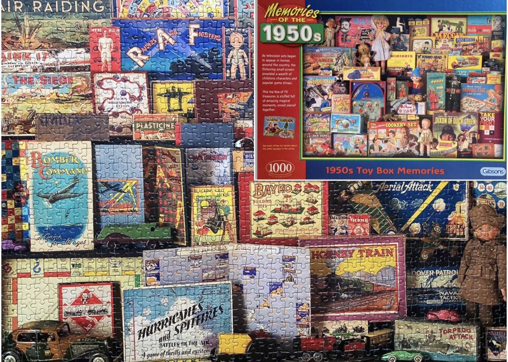 Memories Of The 1950s - Gibsons 🇬🇧 puzzle collectible [Barcode 5012269070095] - Main Image 4