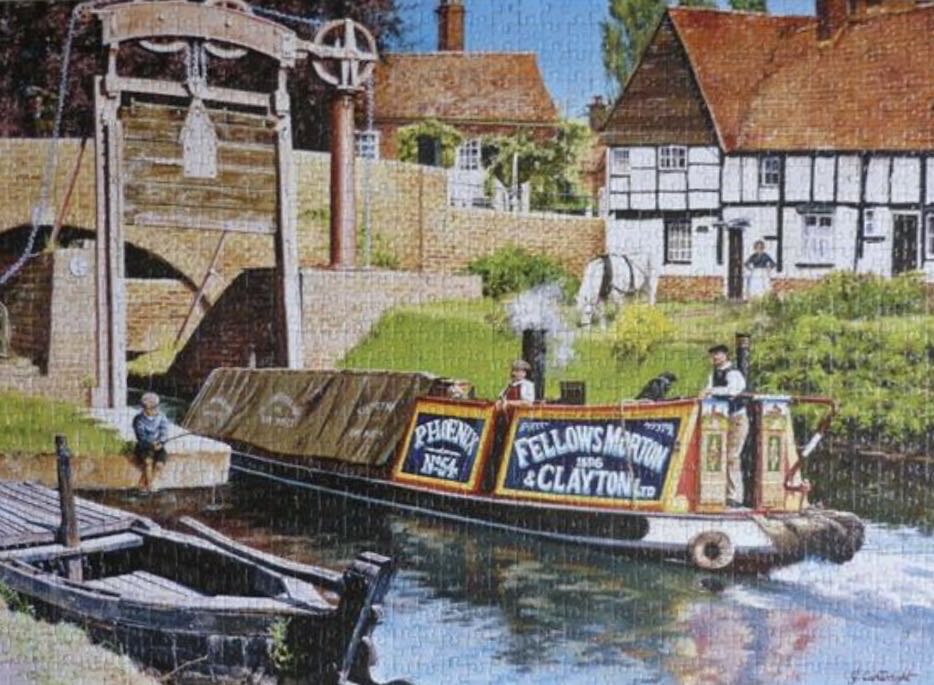 Working The Waterways - Jumbo / Falcon puzzle collectible [Barcode 8710126157138] - Main Image 3