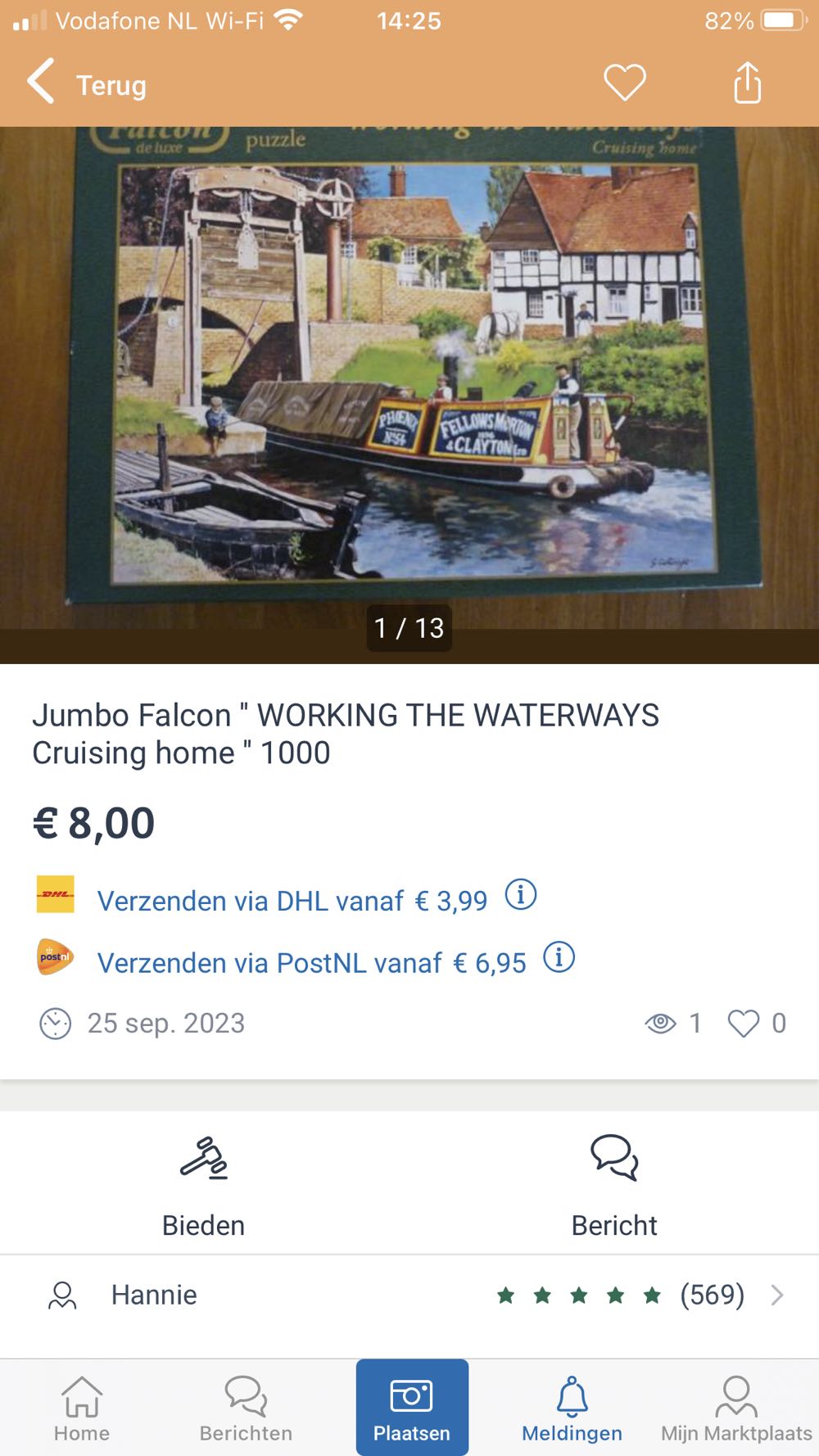 Working The Waterways - Jumbo / Falcon puzzle collectible [Barcode 8710126157138] - Main Image 4