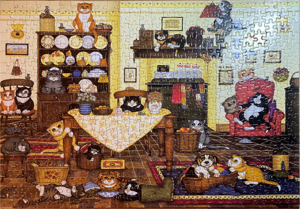 Farmhouse Kitchen - Waddingtons puzzle collectible [Barcode 5011634106704] - Main Image 2