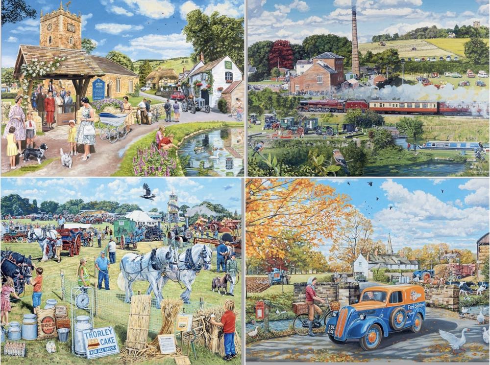 Happy Days 3 Countryside Nostalgia - Ravensburger puzzle collectible [Barcode 4005556165780] - Main Image 2