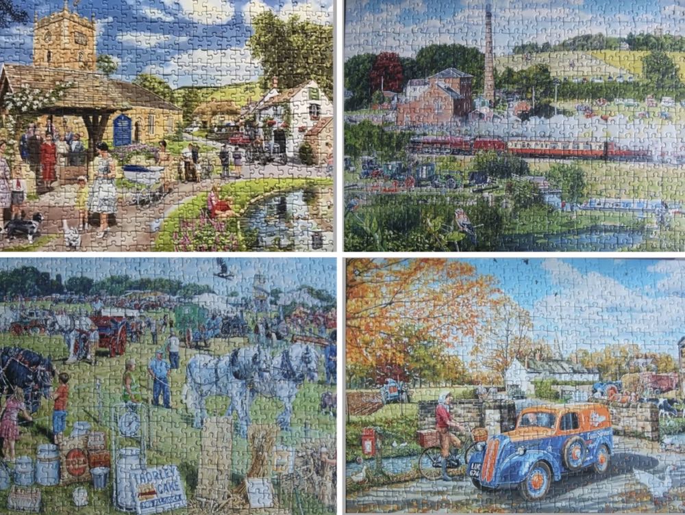 Happy Days 3 Countryside Nostalgia - Ravensburger puzzle collectible [Barcode 4005556165780] - Main Image 3