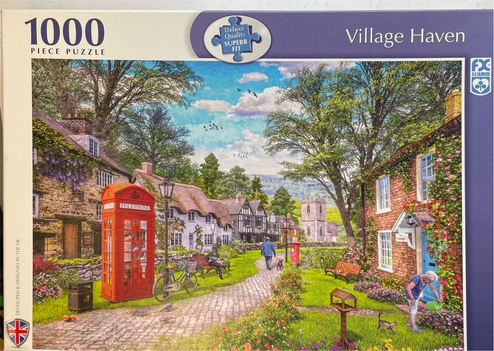 Village Haven - FX Schmid puzzle collectible [Barcode 4050368081582] - Main Image 2