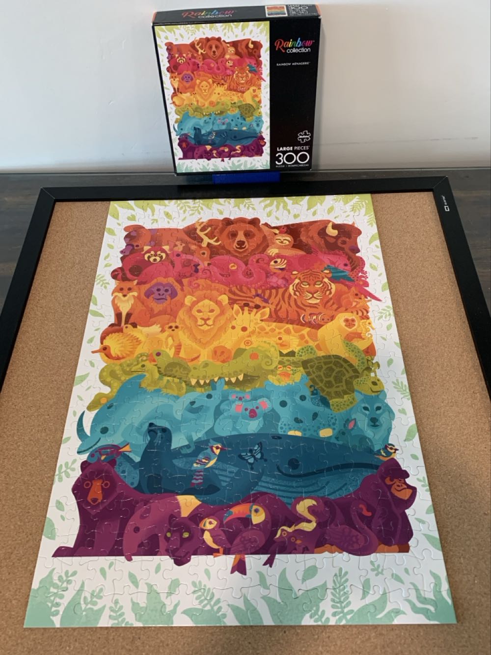 Rainbow Menagerie - Buffalo Games puzzle collectible [Barcode 079346223015] - Main Image 2