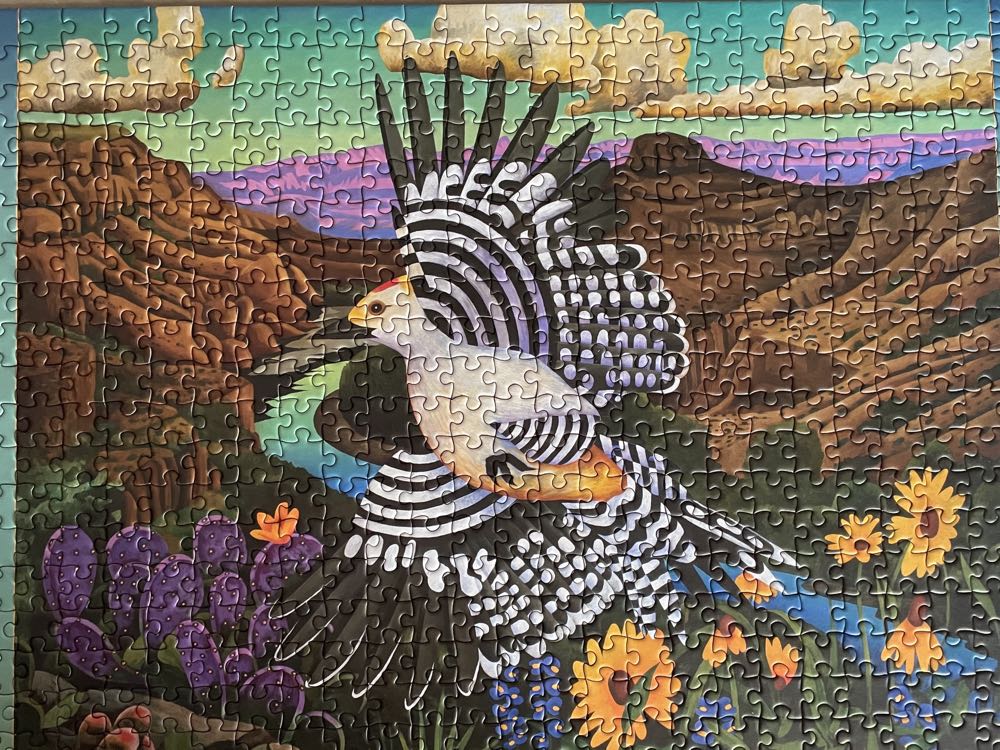 Crossing The Rio grande - Pomegranate puzzle collectible [Barcode 9781087503301] - Main Image 2