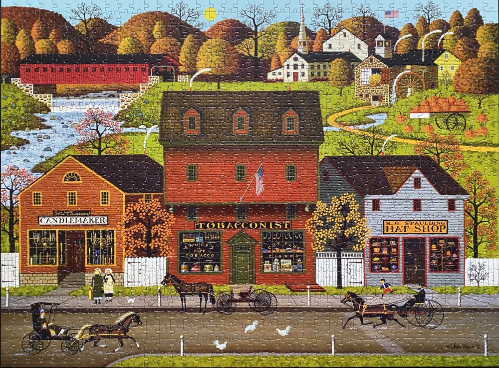 Candlemaker, Tobacconist, Hat Shop (UV) 🧩 - Buffalo puzzle collectible - Main Image 2