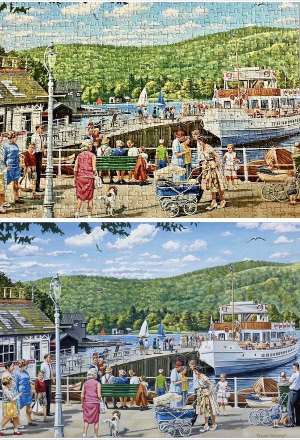 Bowness & Keswick - Falcon de luxe puzzle collectible [Barcode 8710126112380] - Main Image 3