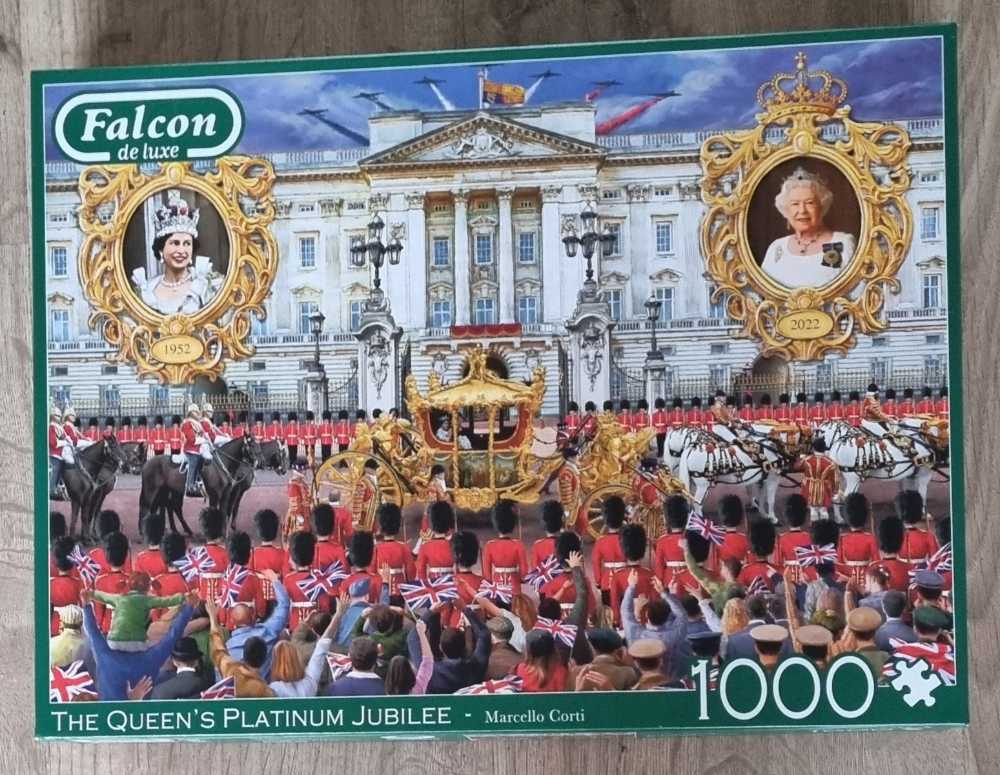 The Queen’s Platinum Jubilee - Falcon de luxe puzzle collectible [Barcode 8710126113714] - Main Image 3