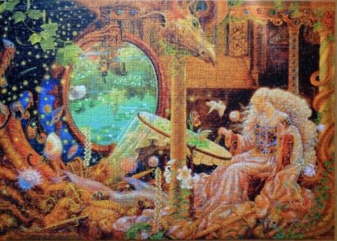 Embroidered Dreams - Falcon de luxe puzzle collectible [Barcode 8710126153505] - Main Image 3