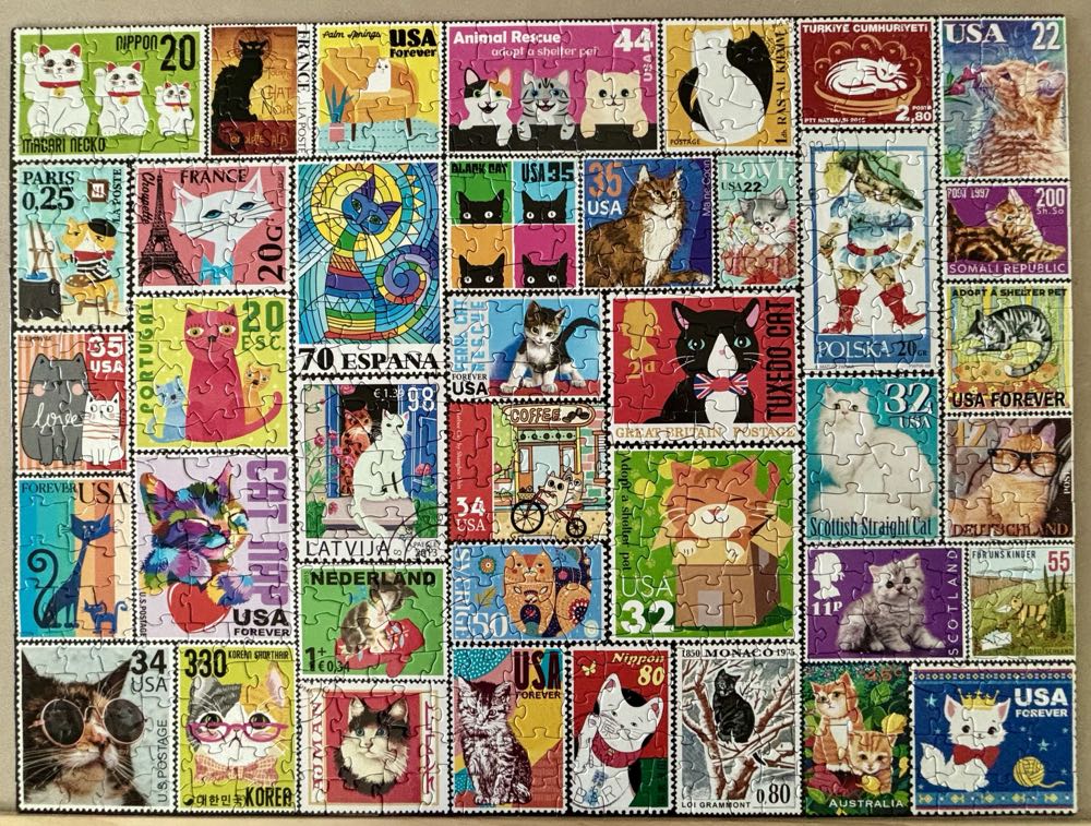 Cat Stamps✅🚫 - ReMarks puzzle collectible [Barcode 681410196851] - Main Image 3