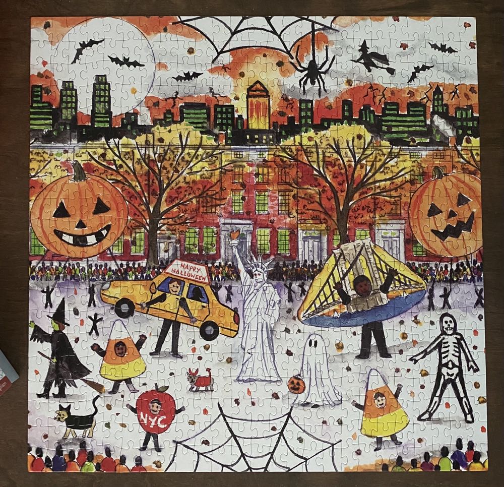 Halloween Parade - Galison puzzle collectible [Barcode 9780735375963] - Main Image 2