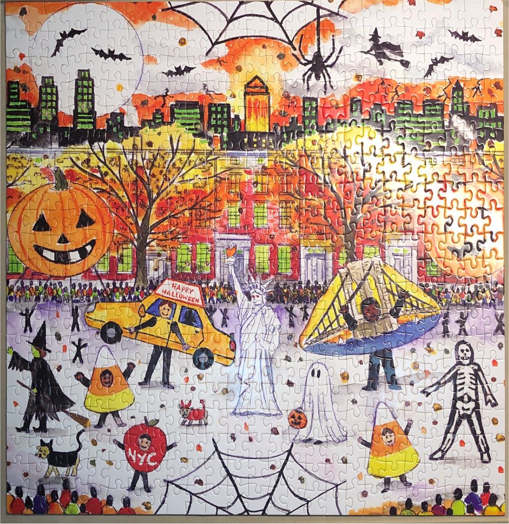 Halloween Parade - Galison puzzle collectible [Barcode 9780735375963] - Main Image 3