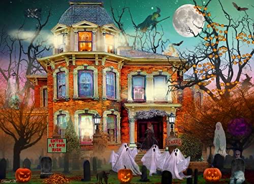 Vermont Christmas Company Haunted Halloween Jigsaw Puzzle Piece - Vermont Christmas  Company puzzle collectible [Barcode 819273023872] - Main Image 1