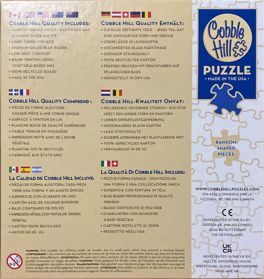 Warm Winter’s Day - Cobble Hill 🇺🇸 puzzle collectible [Barcode 625012572323] - Main Image 3