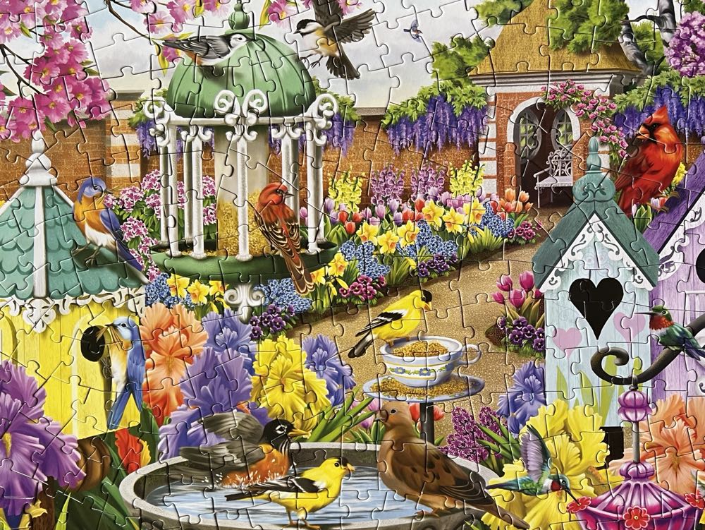 At Home In The Victorian Garden - Bits & Pieces puzzle collectible [Barcode 192949041340] - Main Image 2