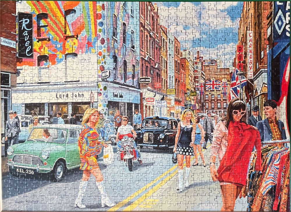 The Swinging Sixties - FX Schmid puzzle collectible [Barcode 4050368033949] - Main Image 2