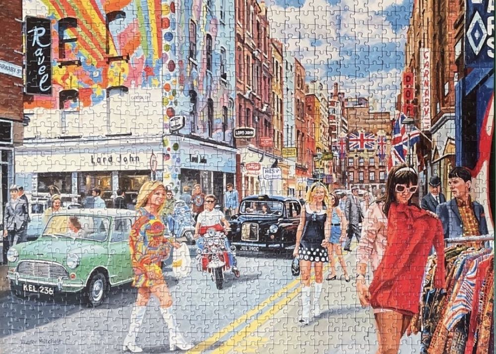 The Swinging Sixties - FX Schmid puzzle collectible [Barcode 4050368033949] - Main Image 3