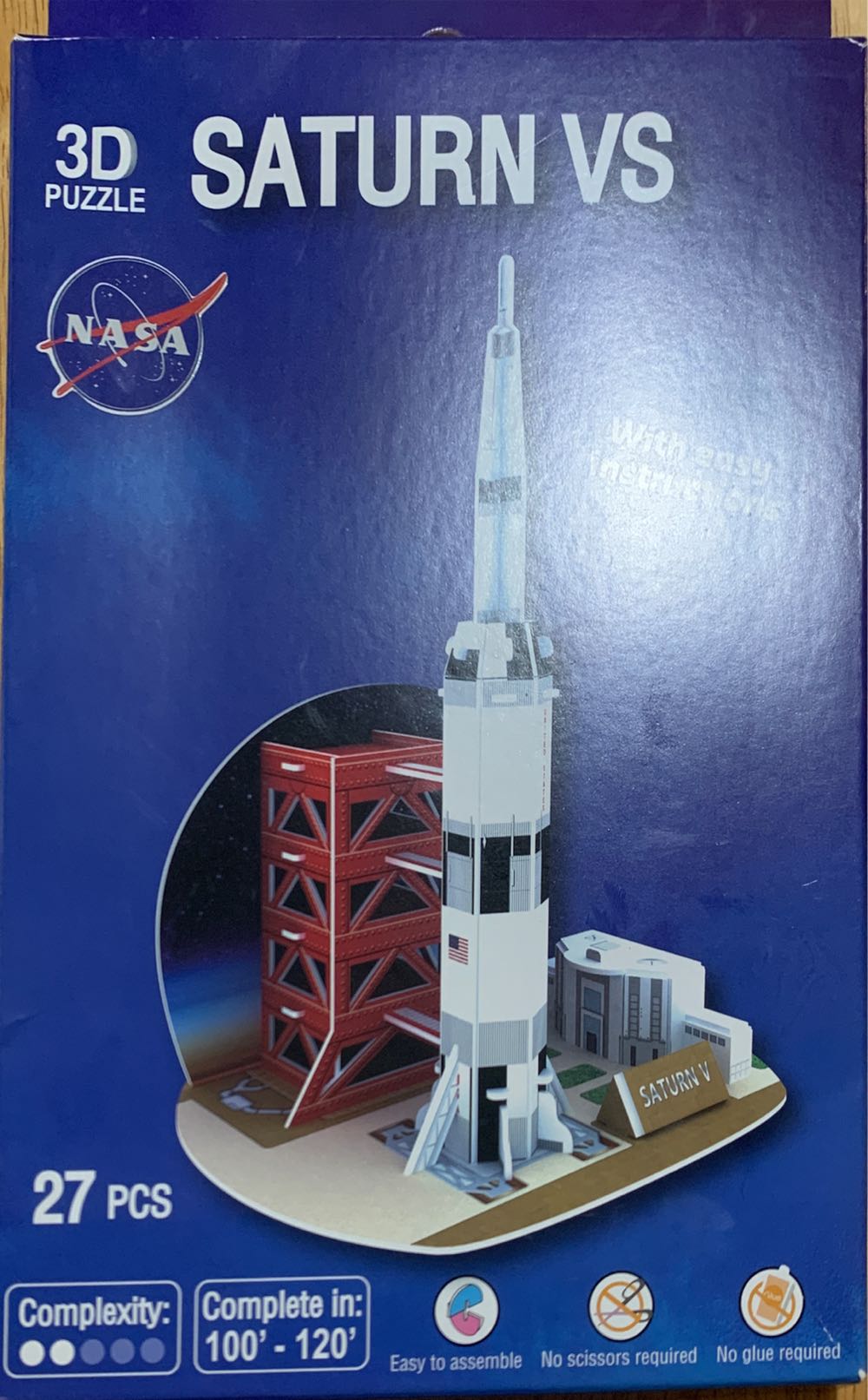 Saturn V 3d Puzzle  puzzle collectible [Barcode 6677411197380] - Main Image 2