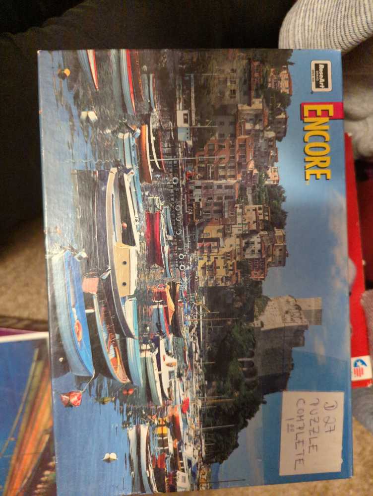 Boat Scene  puzzle collectible [Barcode 072348060527] - Main Image 2