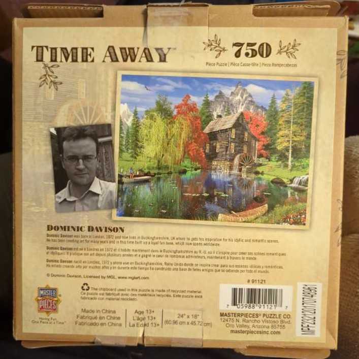 Creekside Mill - Master Pieces puzzle collectible [Barcode 705988911217] - Main Image 2