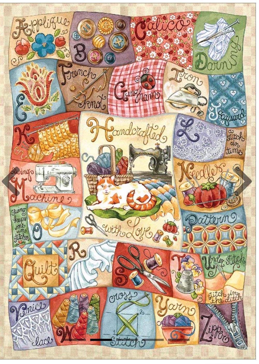 Sewing Alphabet - Puzzle Twist puzzle collectible [Barcode 614399101684] - Main Image 2