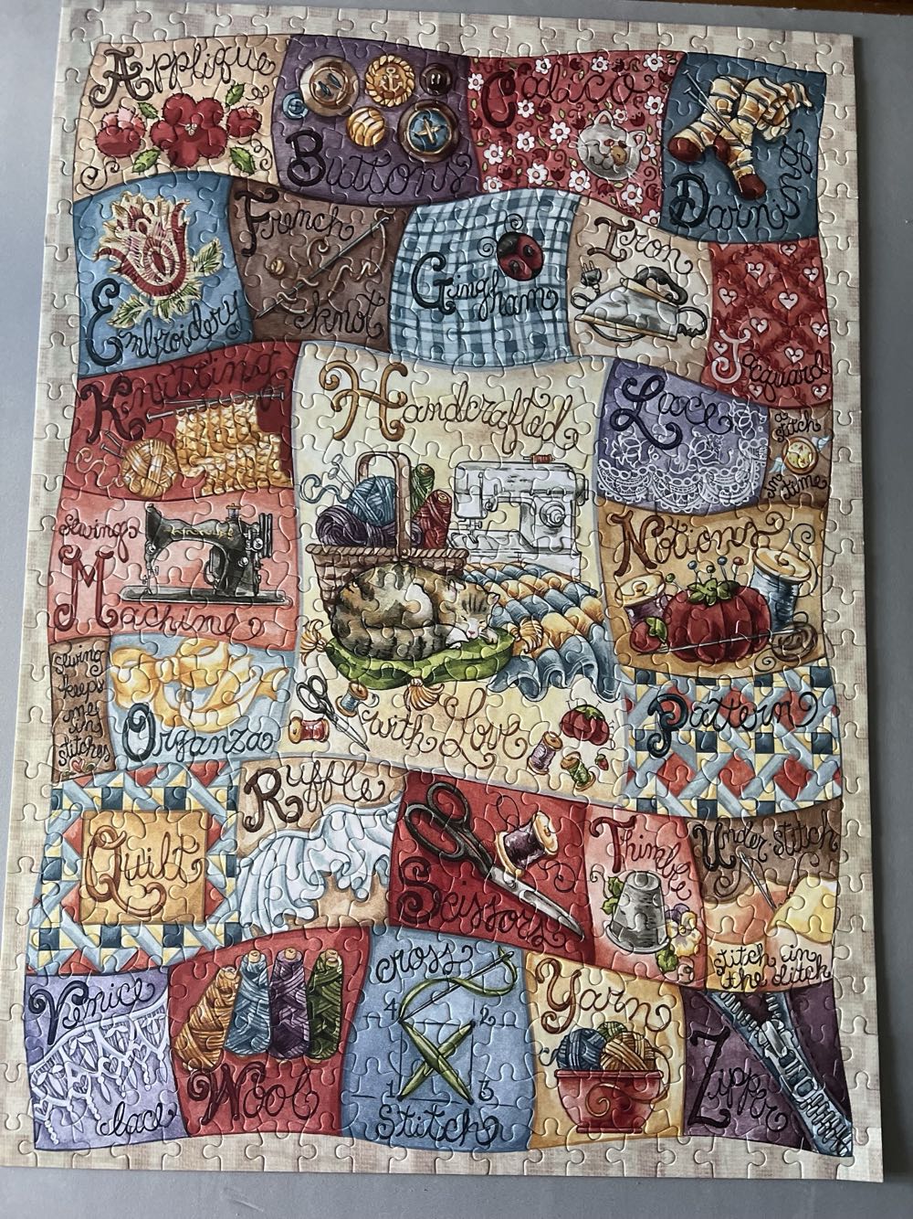 Sewing Alphabet - Puzzle Twist puzzle collectible [Barcode 614399101684] - Main Image 3