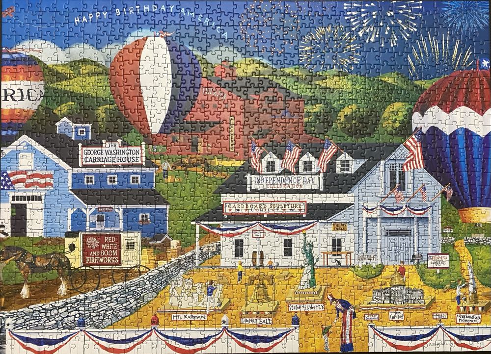 Stars And Stripes - Masterpieces Inc puzzle collectible [Barcode 705988721694] - Main Image 2