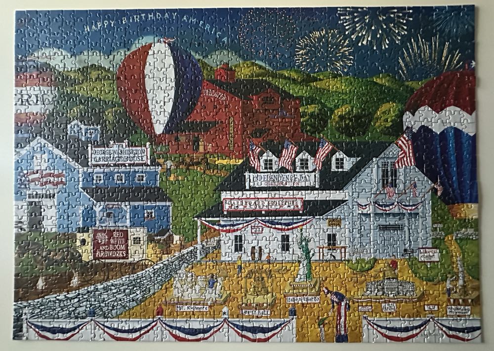 Stars And Stripes - Masterpieces Inc puzzle collectible [Barcode 705988721694] - Main Image 3