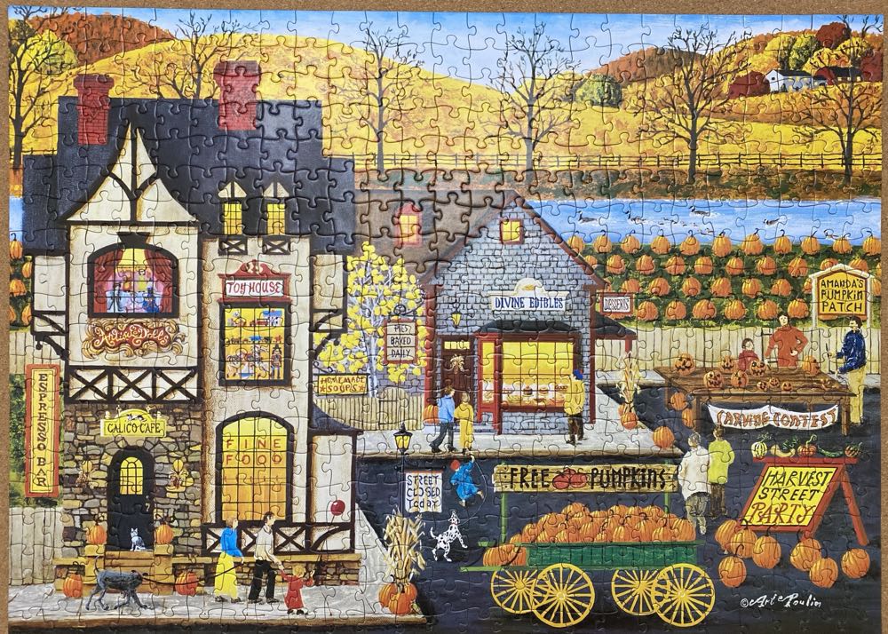 Harvest Street Party-TRADED - MasterPieces puzzle collectible [Barcode 705988322525] - Main Image 2