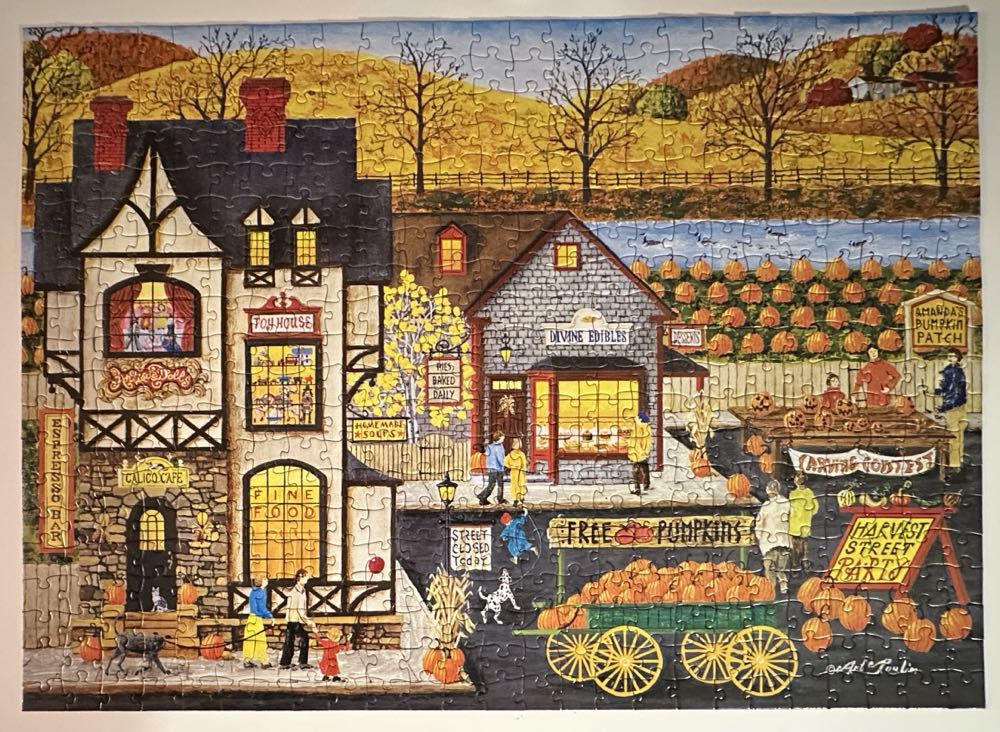 Harvest Street Party-TRADED - MasterPieces puzzle collectible [Barcode 705988322525] - Main Image 3