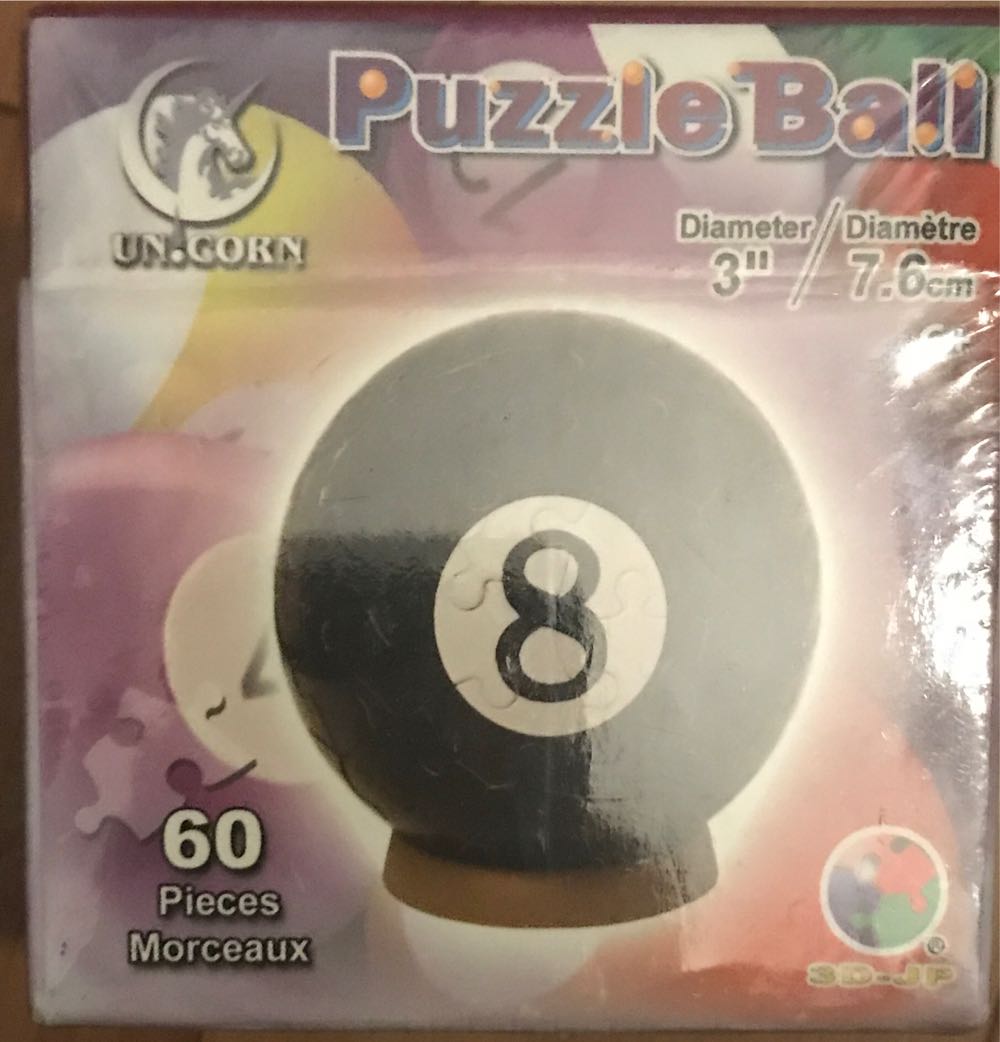 Sealed Puzzieball 60 Piece Round 3” Dia Basketball ...  puzzle collectible [Barcode 4710958473257] - Main Image 2