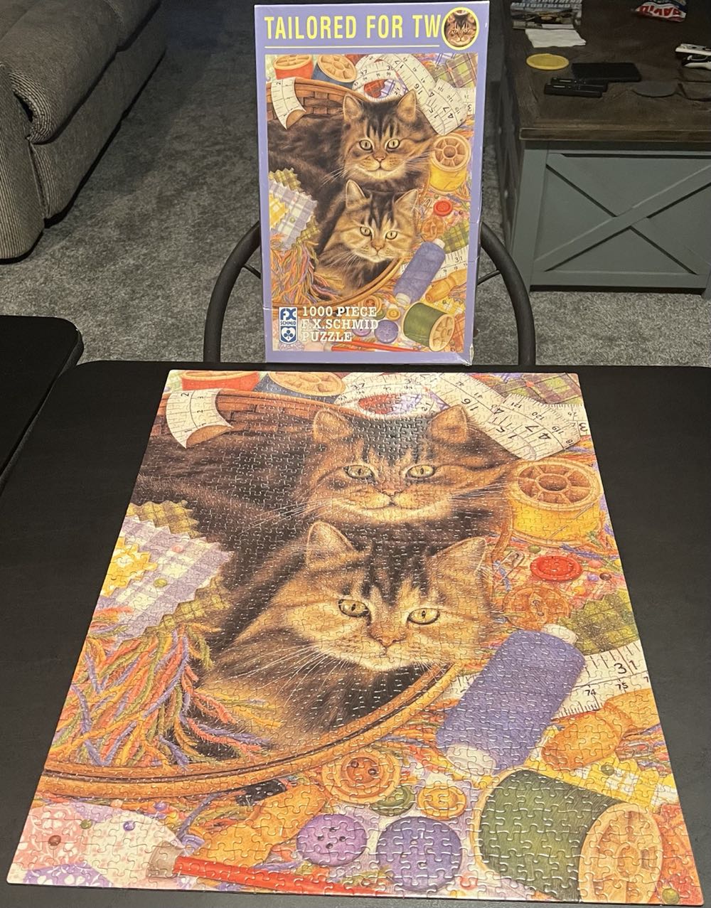 Tailored For Two - FX Schmid 🇺🇸 puzzle collectible [Barcode 099252981472] - Main Image 3