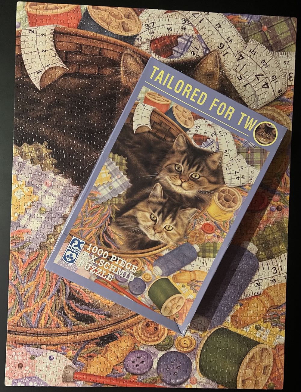 Tailored For Two - FX Schmid 🇺🇸 puzzle collectible [Barcode 099252981472] - Main Image 4