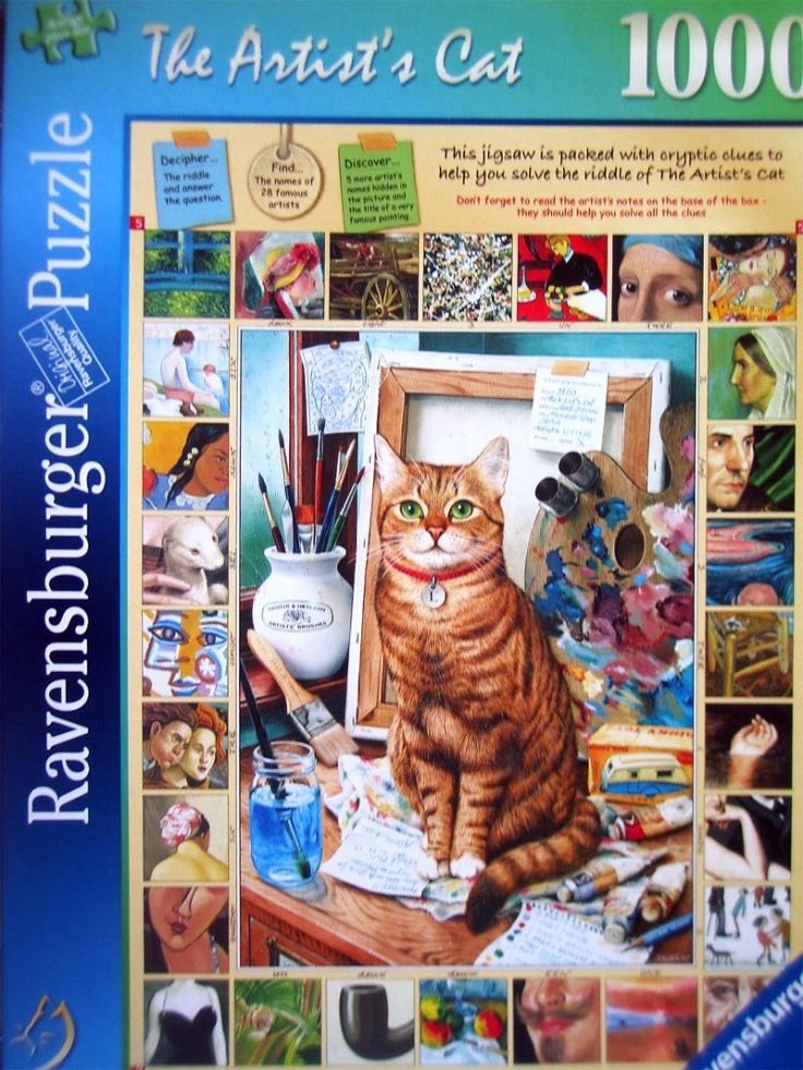 The Artist’s Cat - Cobble Hill puzzle collectible - Main Image 2