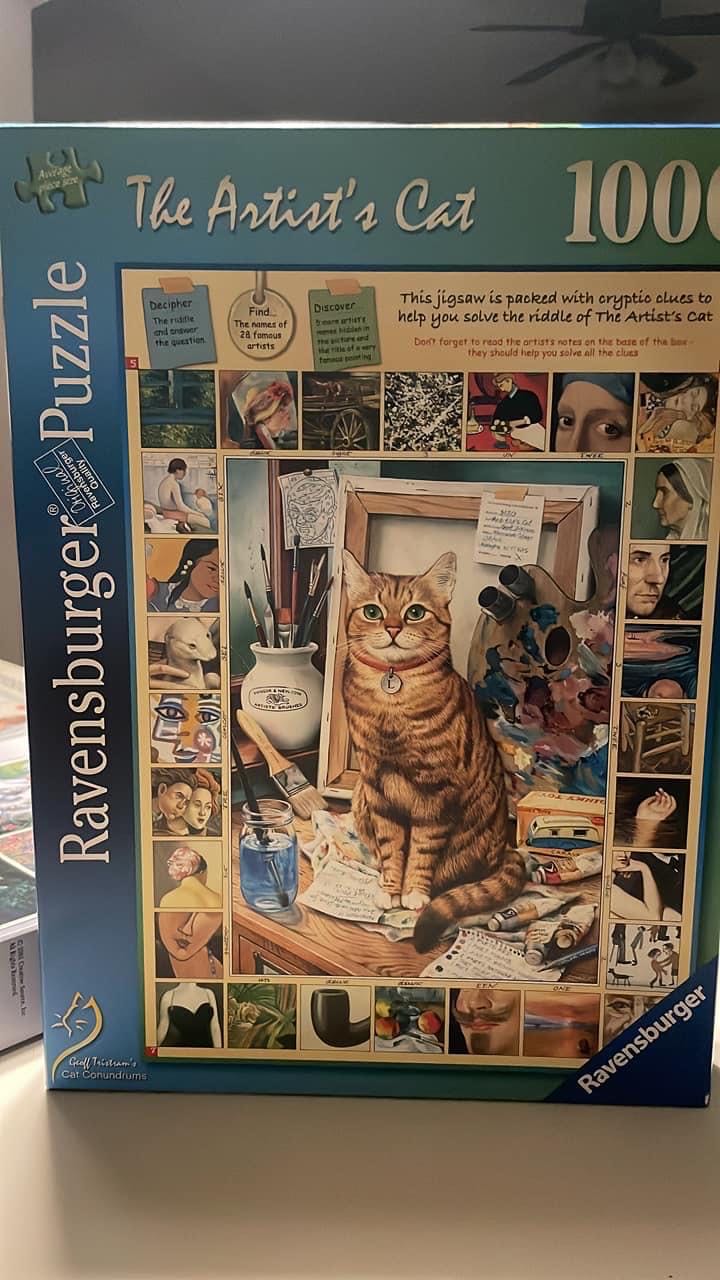 The Artist’s Cat - Cobble Hill puzzle collectible - Main Image 3